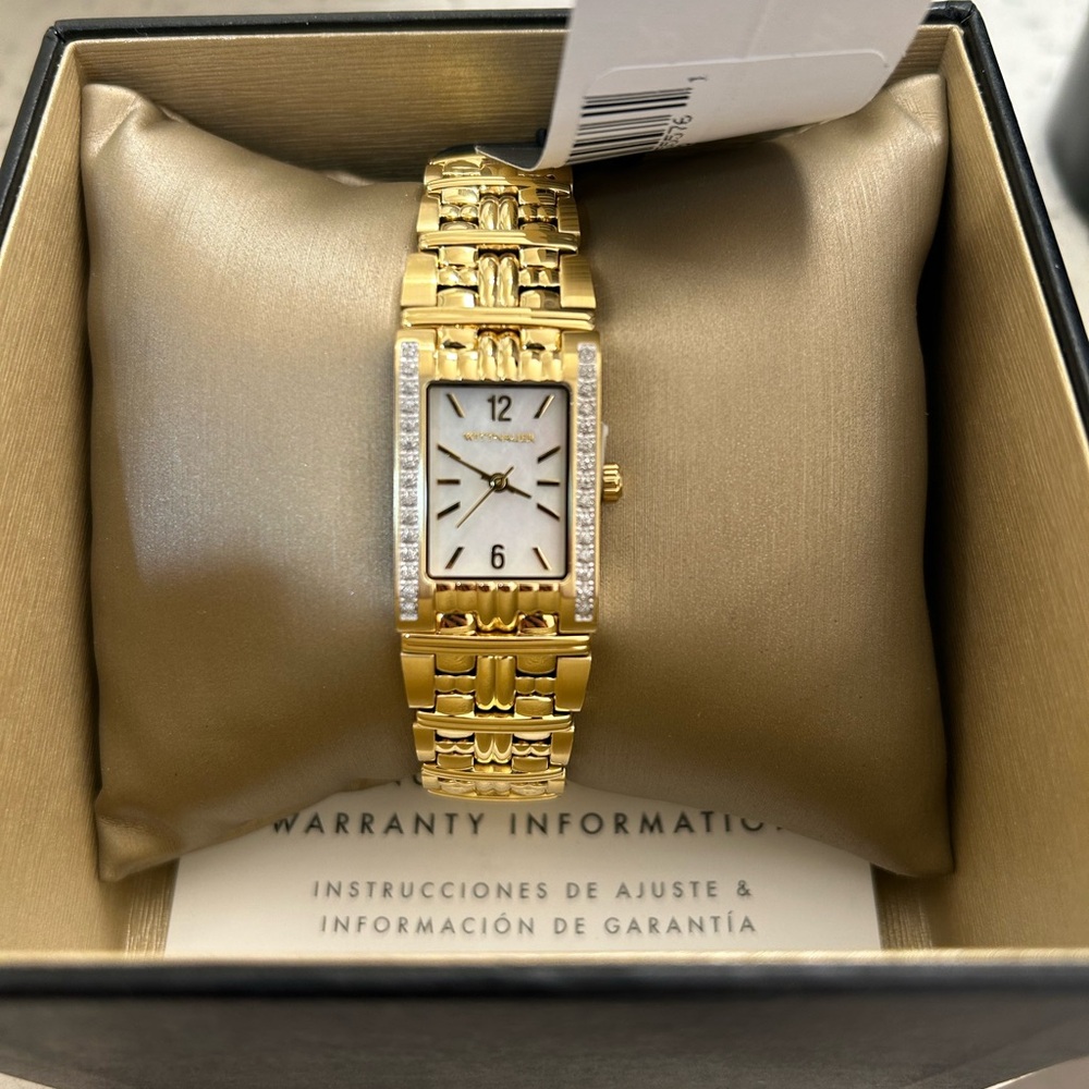 Wittnauer Gold Watch with Diamonds